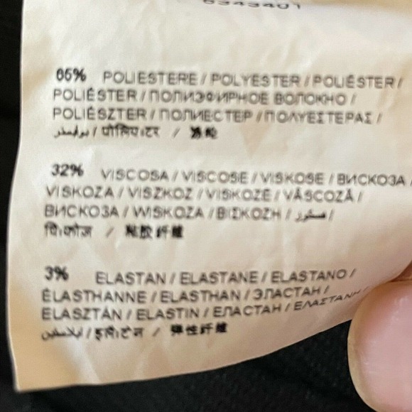 OVS Dress Black Short Sleeve Size Small Classic Mini Fit & Flare Party D… - Picture 8 of 8